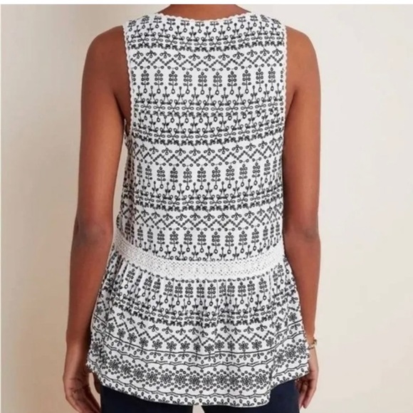 NWOT Anthropologie Maeve peplum tank - size XS - Picture 2 of 8